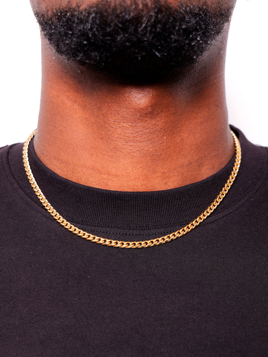 CUBAN LINK CHAÎNE 5 MM OR